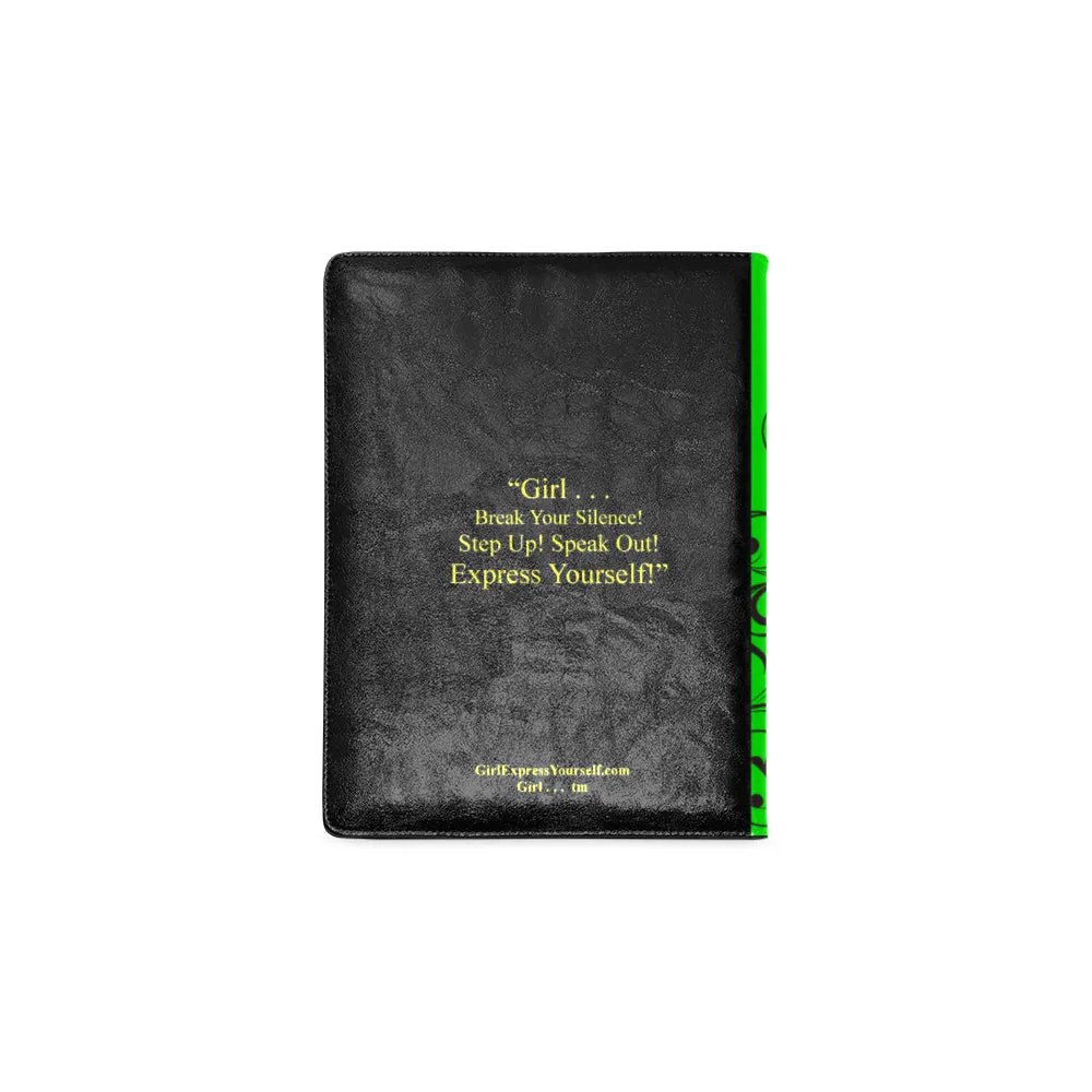 Girl Beauty and Brains Custom Notebook