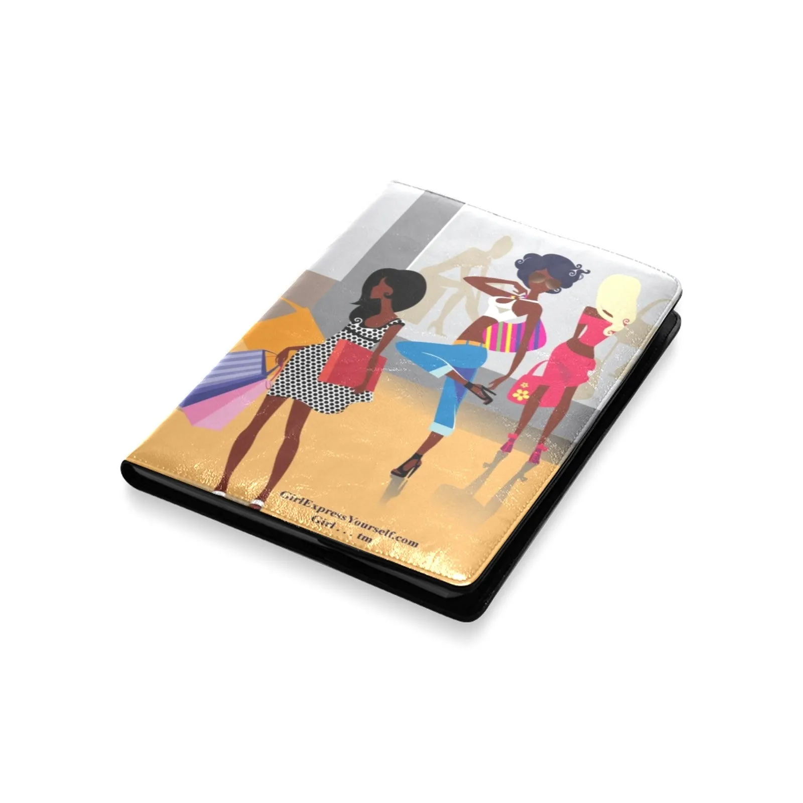 Girl Let's Go Shopping Custom Notebook