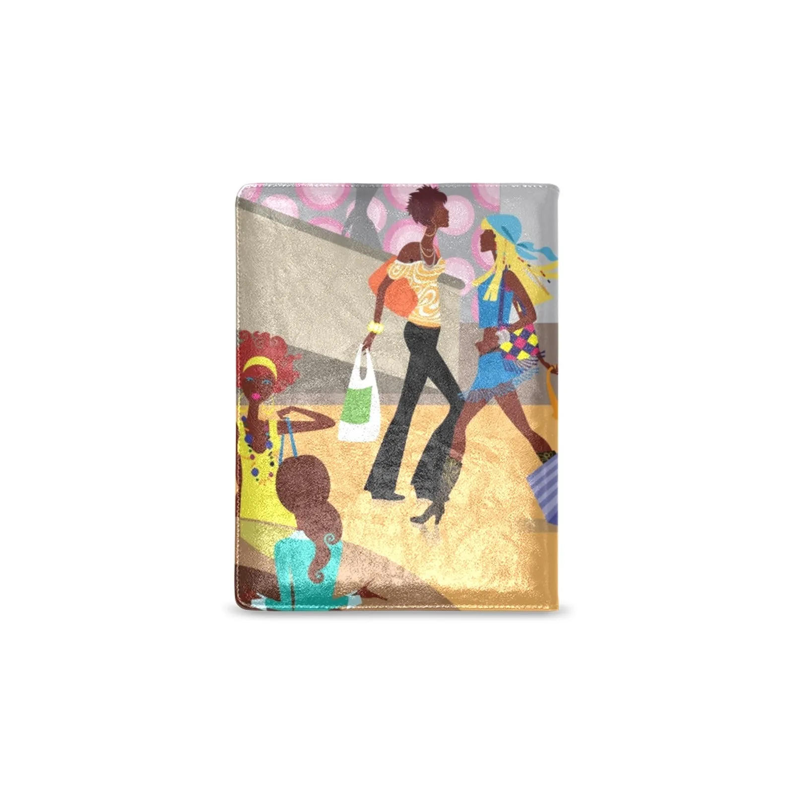 Girl Let's Go Shopping Custom Notebook