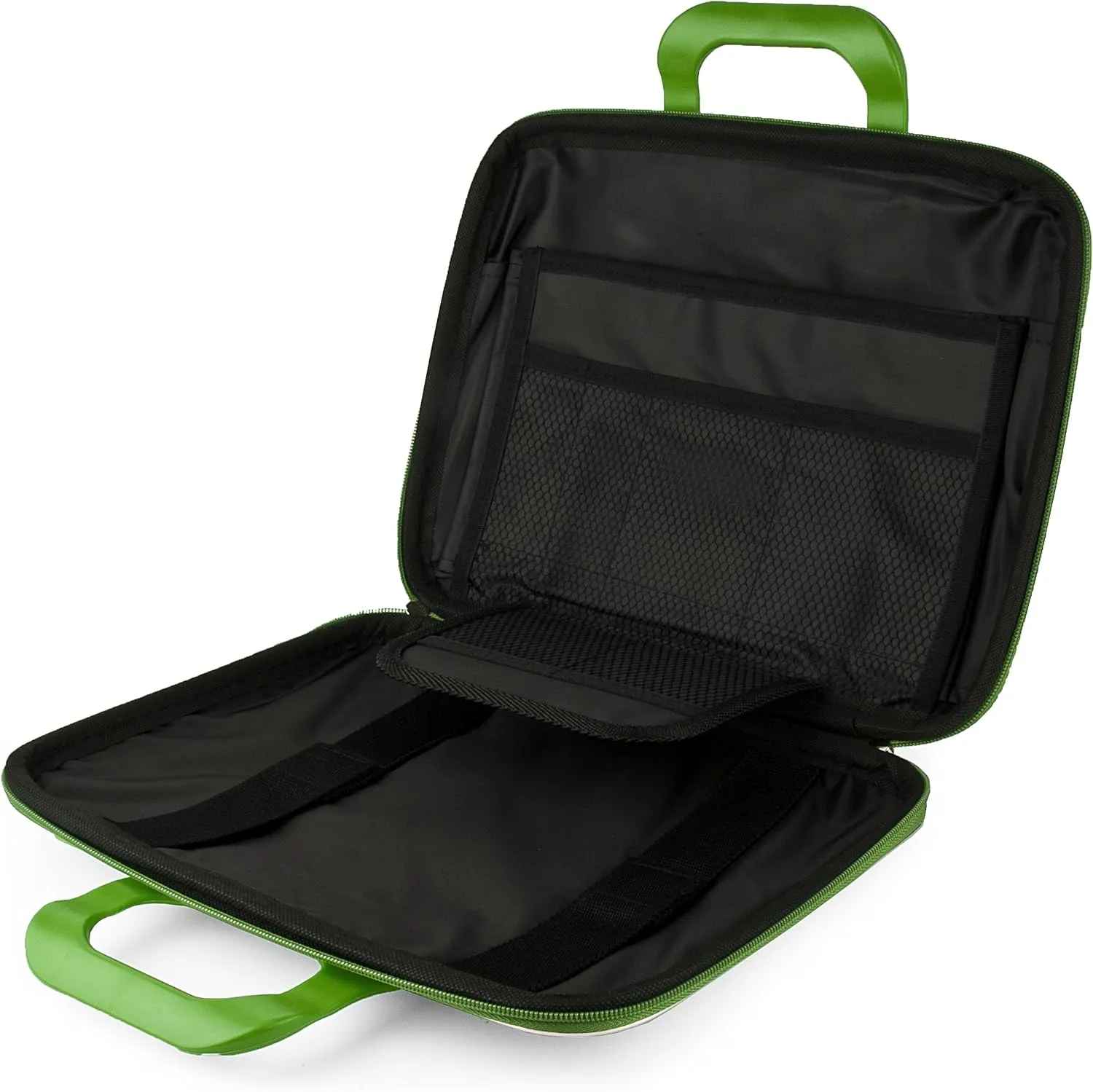 Green 10-inch Hard Shell Protective Travel Case for iRulu Walknbook 2, eXpro X4 Max, X3 X2 X1 Plus 10.1"