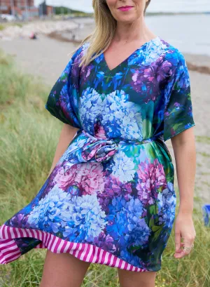 Happiness Short Silk Dress - Caroline Duffy