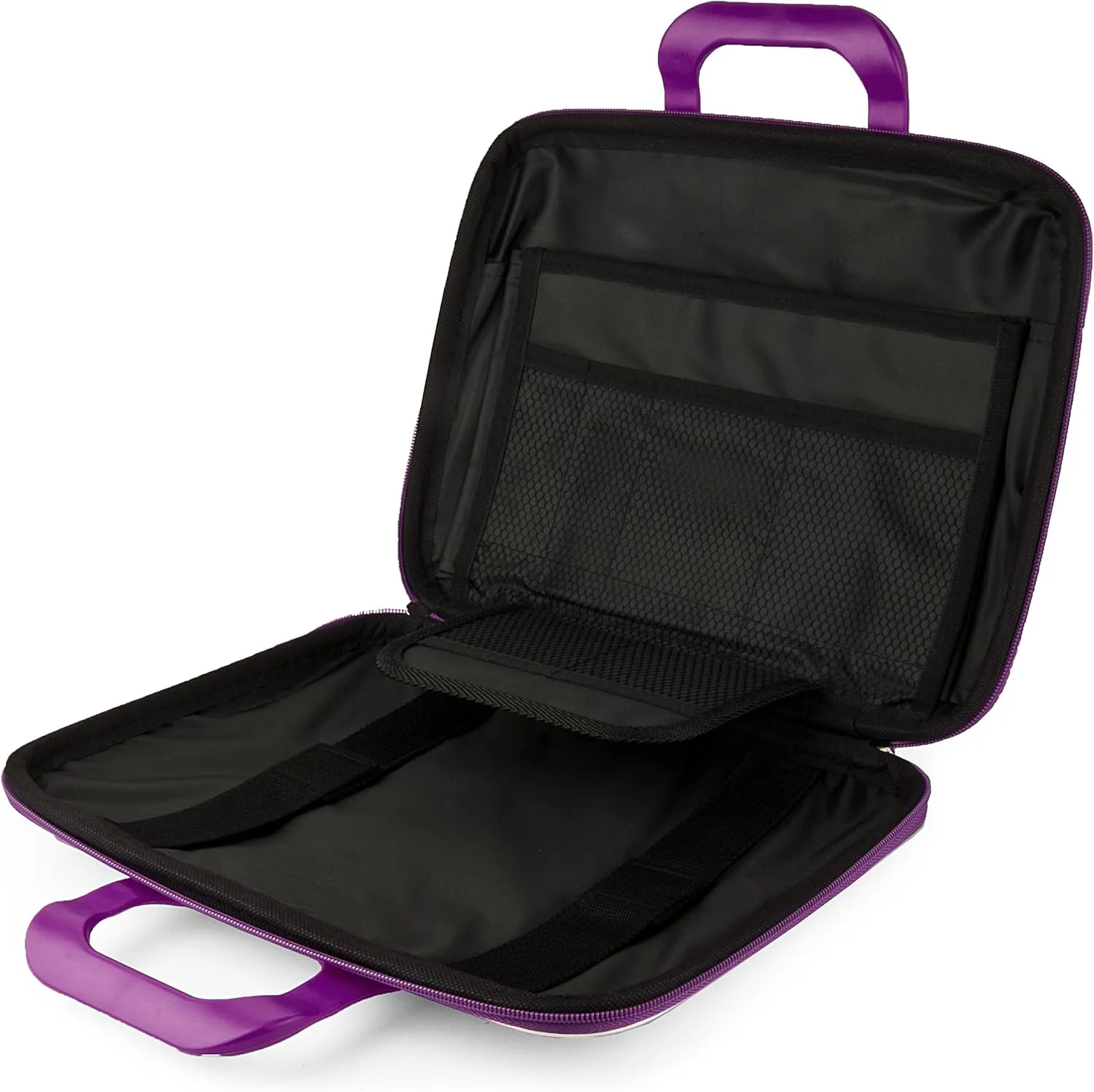 Hard Shell Tablet Cube Case Suitable for iBall CompBook WQ191C, PenBook, Elan 4G2, Brace-X1, Wondro 10 (Purple)