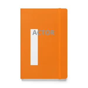 Hardcover ACTOR  bound notebook