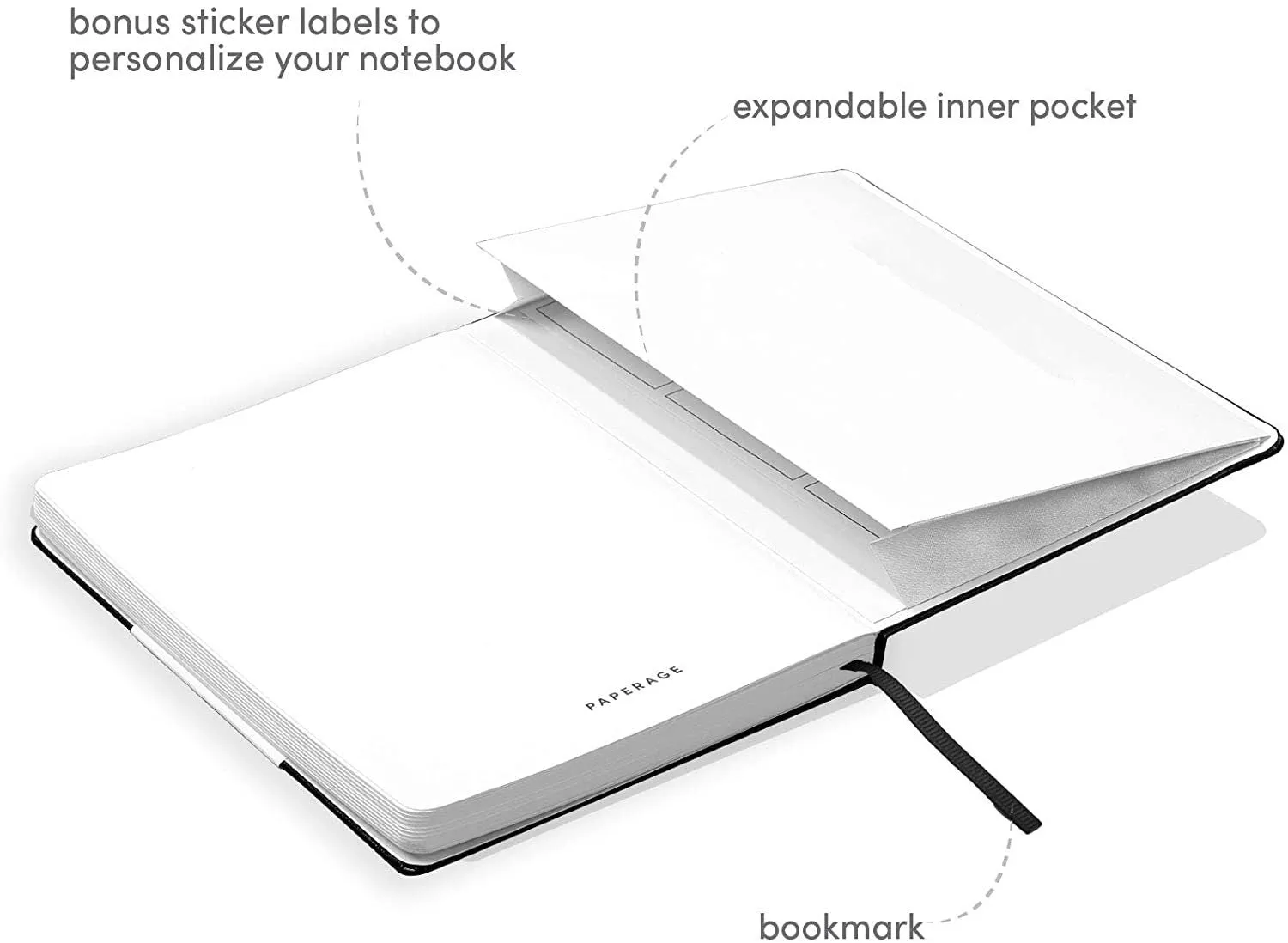 Hardcover Notebook - Hardcover Journal for DIY Journal Covers - A5 Hardback Lined Notebook - Make your own Refillable Journal Cover!