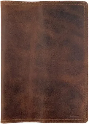 Hide & Drink, Journal Cover for Moleskine Hard Cover Sketchbook XXL Size (8.5 x 11 in.), Notebook NOT Included, Cahier Case, Full Grain Leather, Handmade, Bourbon Brown