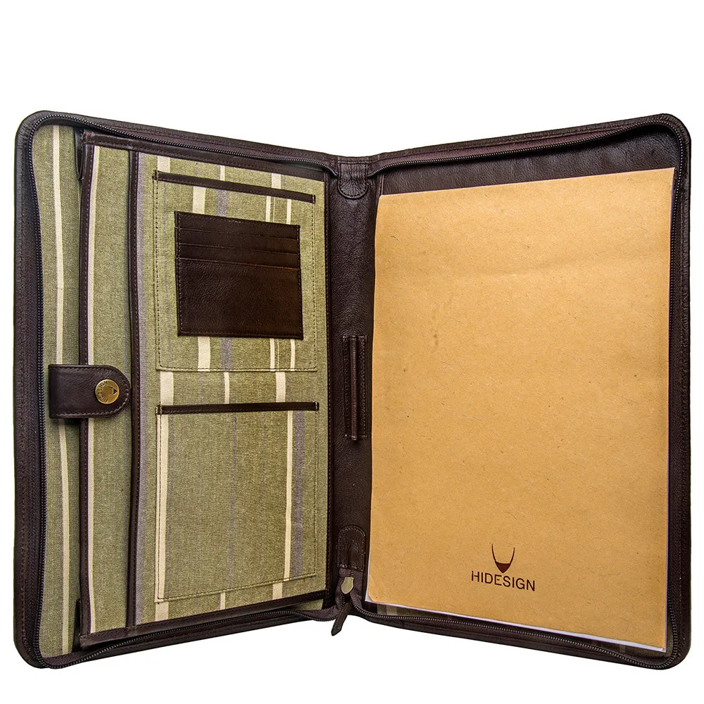 Hidesign iPad Tablet Leather Portfolio Brown