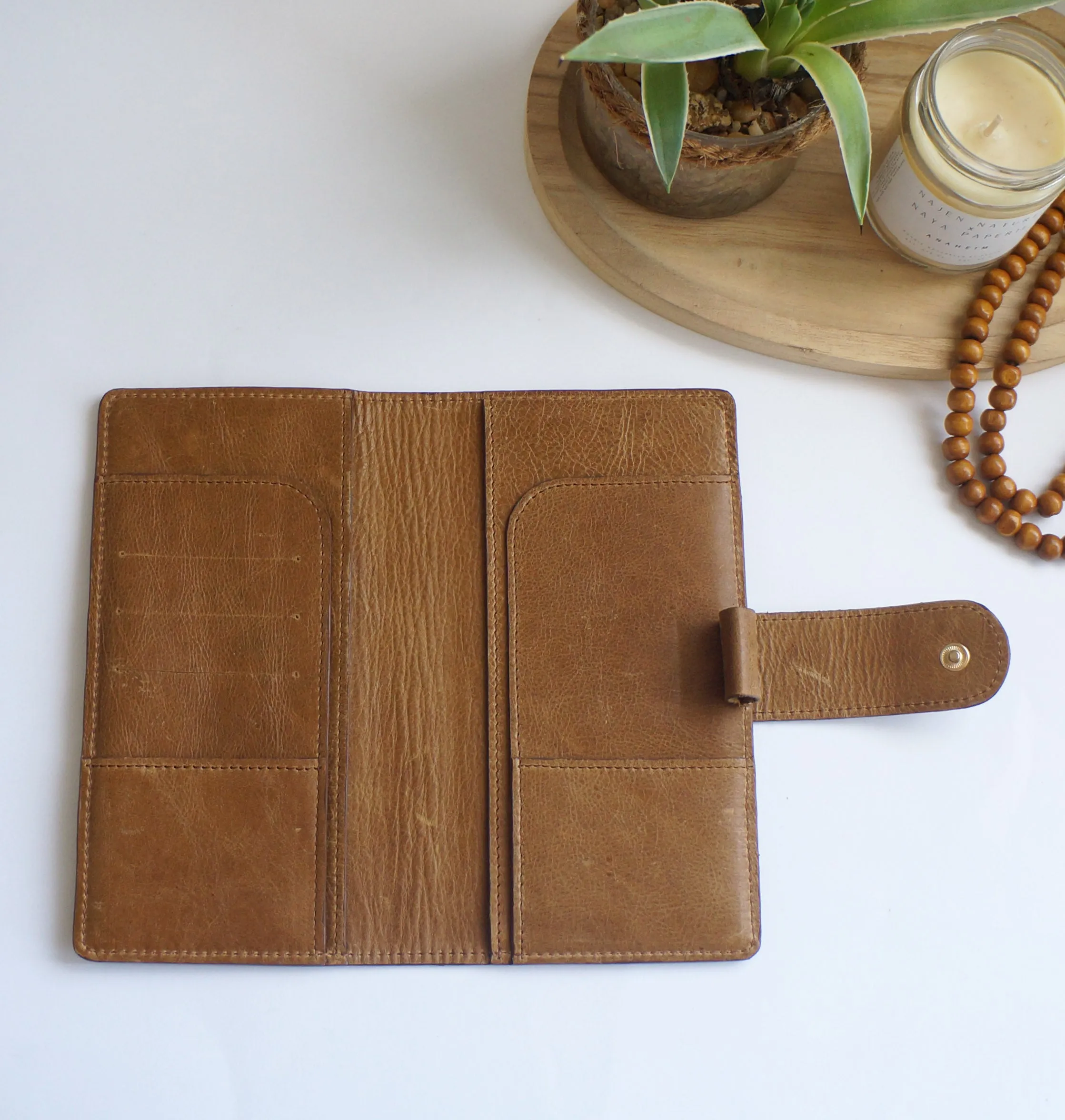 Hobonichi Mega Cover - Clear front - Almond