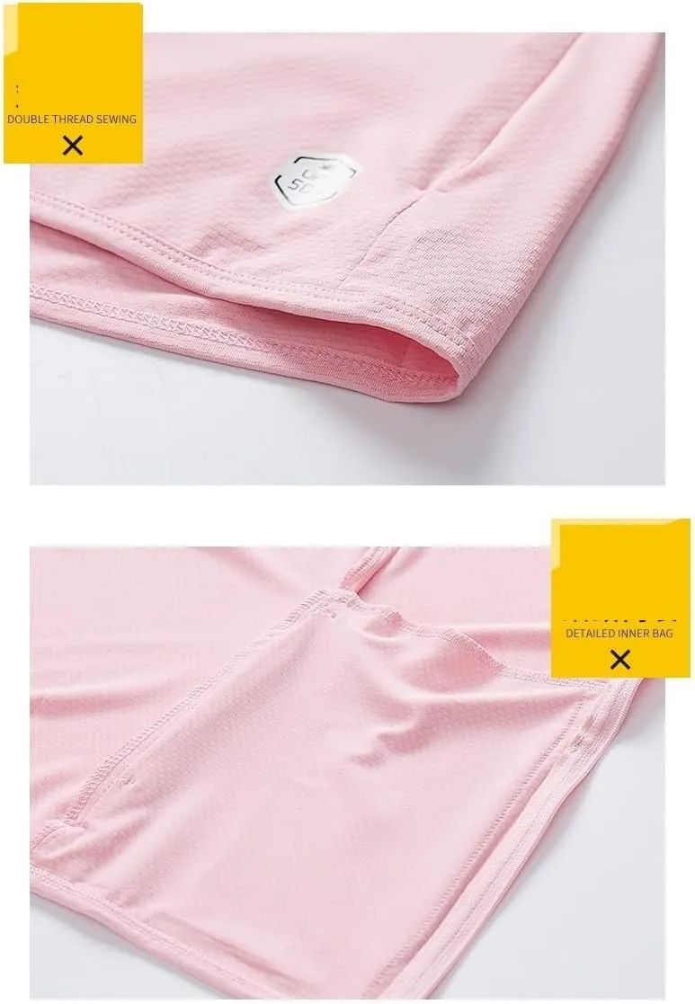 HOLLYWEED Summer sunscreen clothing thin breathable summer knitted ice silk UV protection Ms.