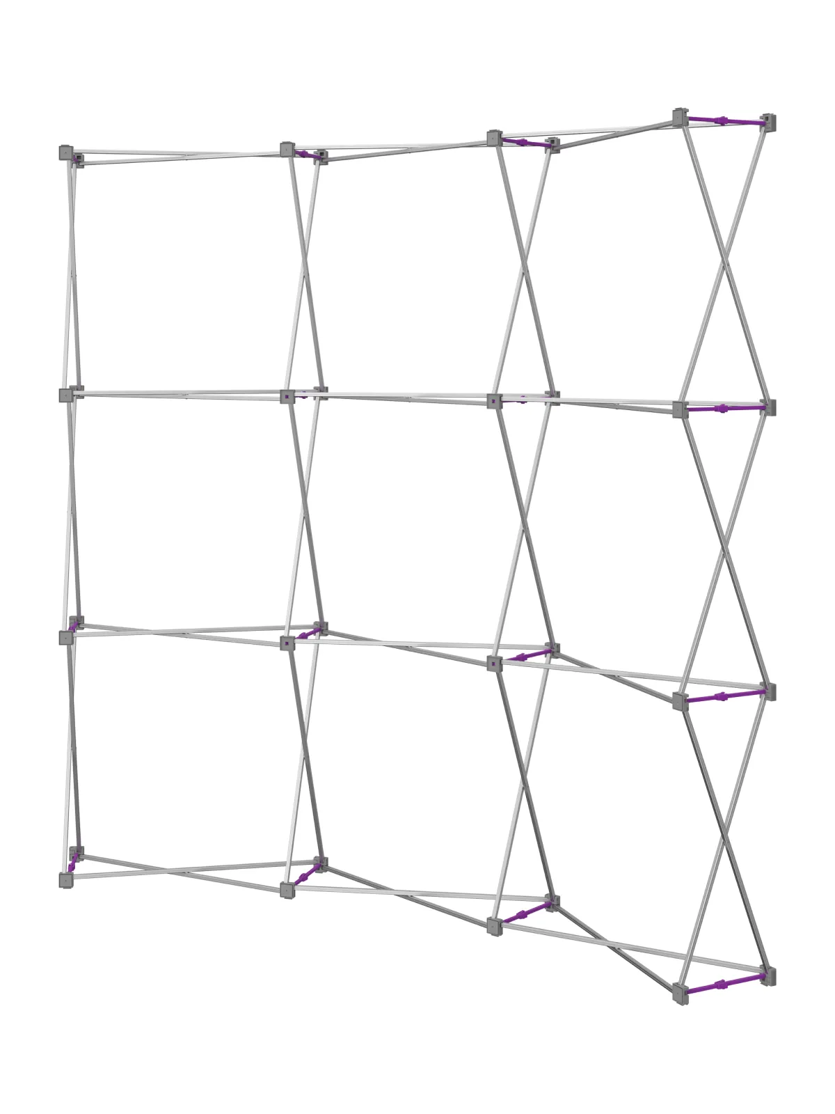 Hopup™ Curved Full Height Tension Fabric Display - 7.5 ft