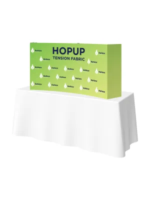 Hopup™ Curved Tabletop Tension Fabric Display