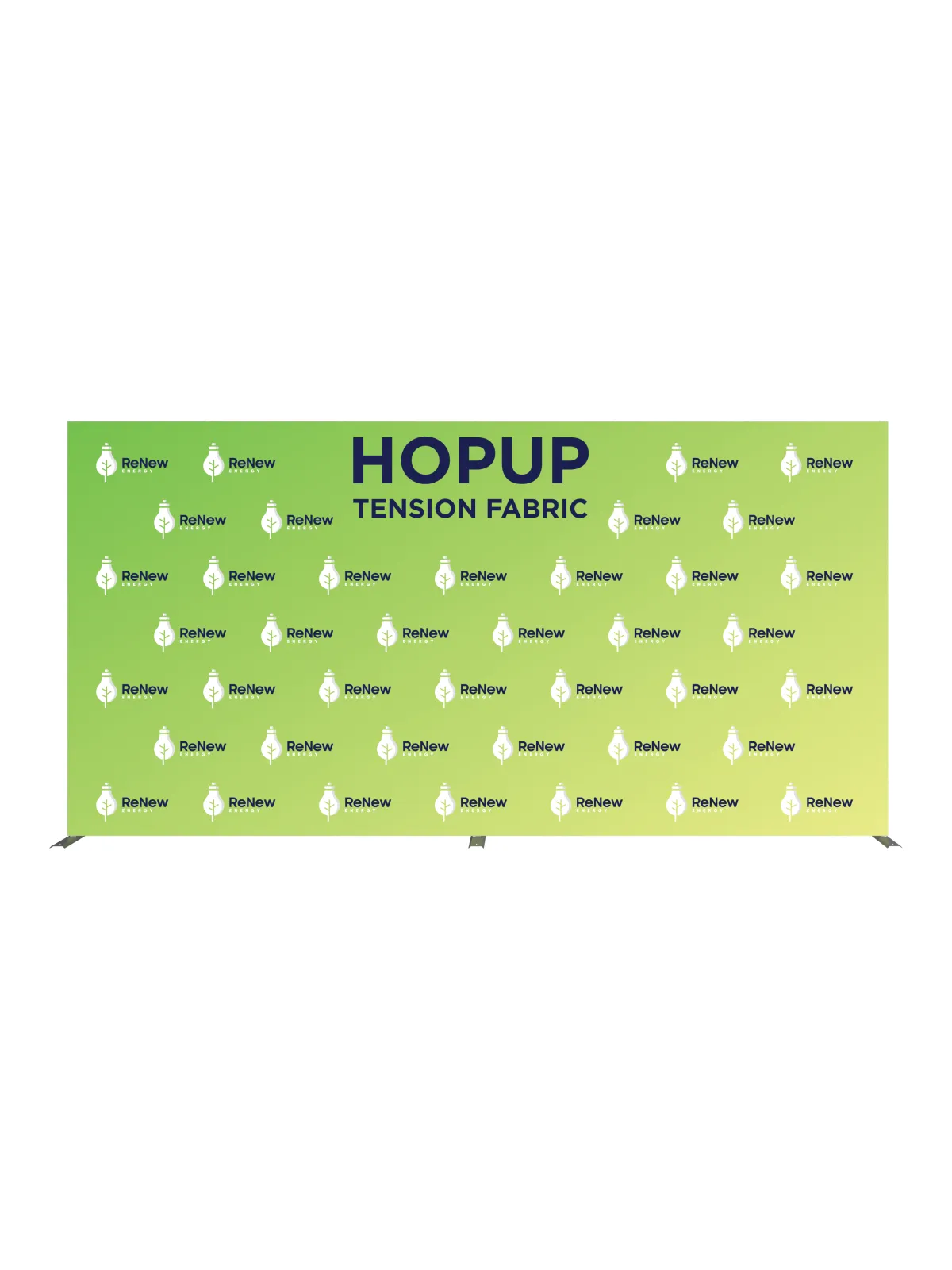 Hopup™ Straight Full Height Tension Fabric Display - 15 ft