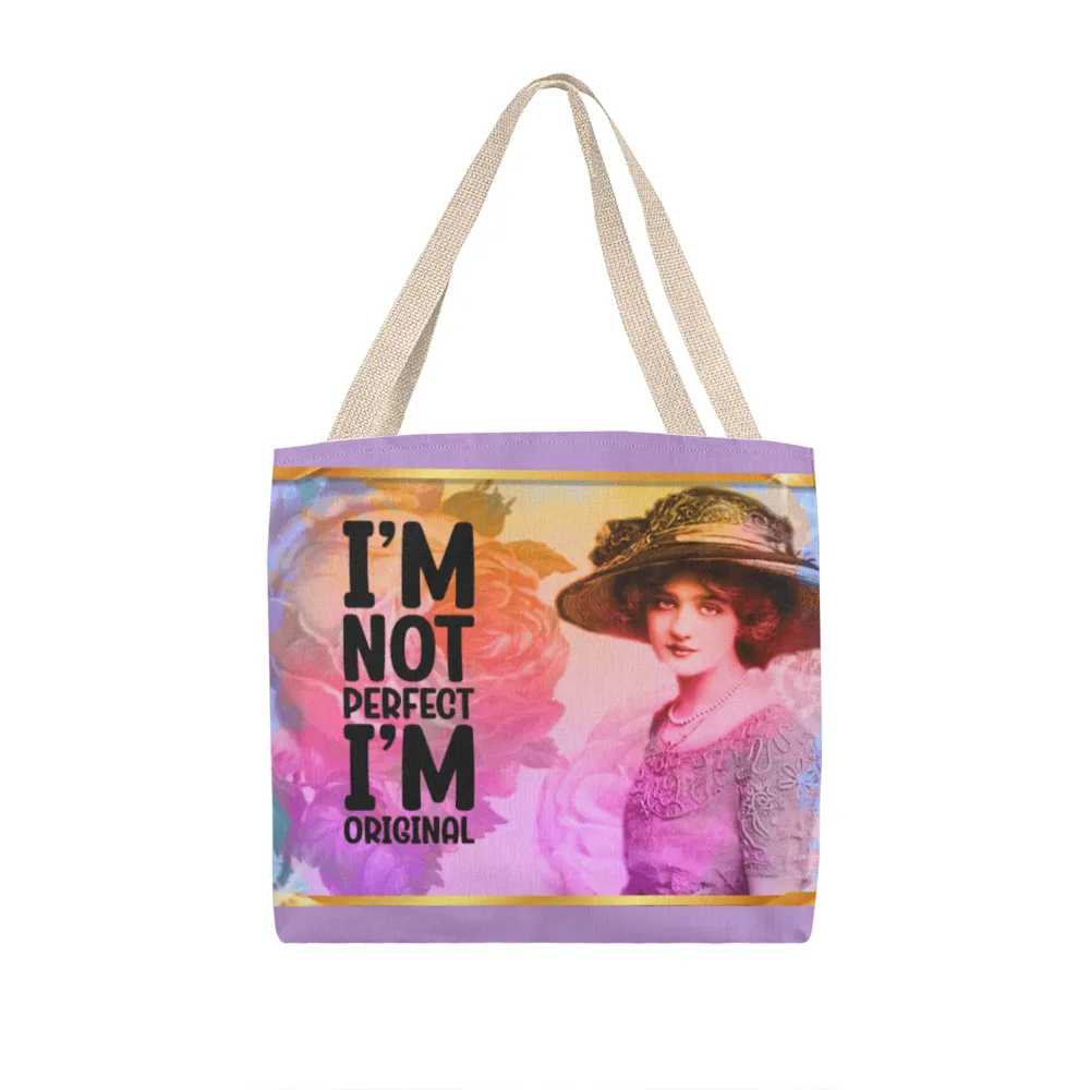 I'm Not Perfect I'm Original Lavender Classic Tote Bag
