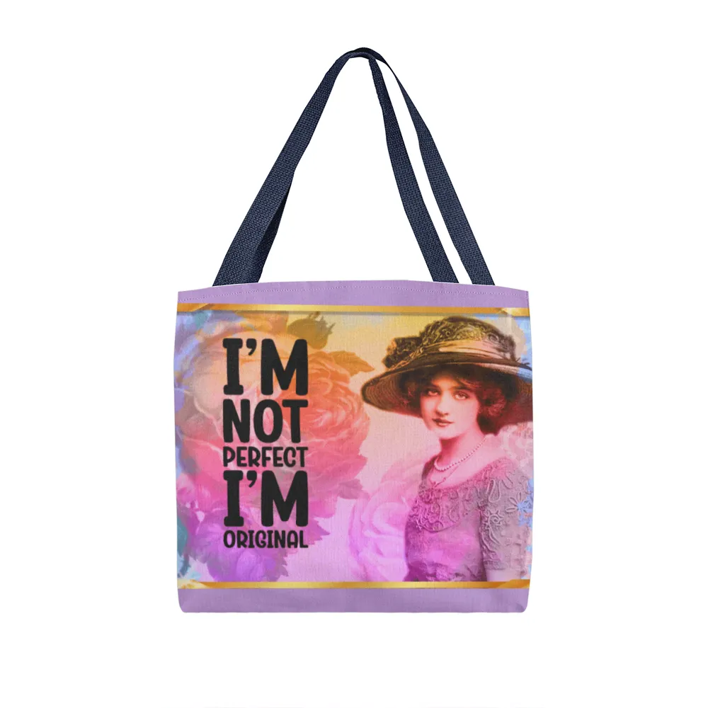 I'm Not Perfect I'm Original Lavender Classic Tote Bag