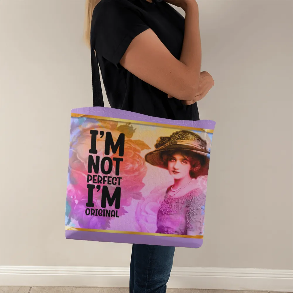 I'm Not Perfect I'm Original Lavender Classic Tote Bag