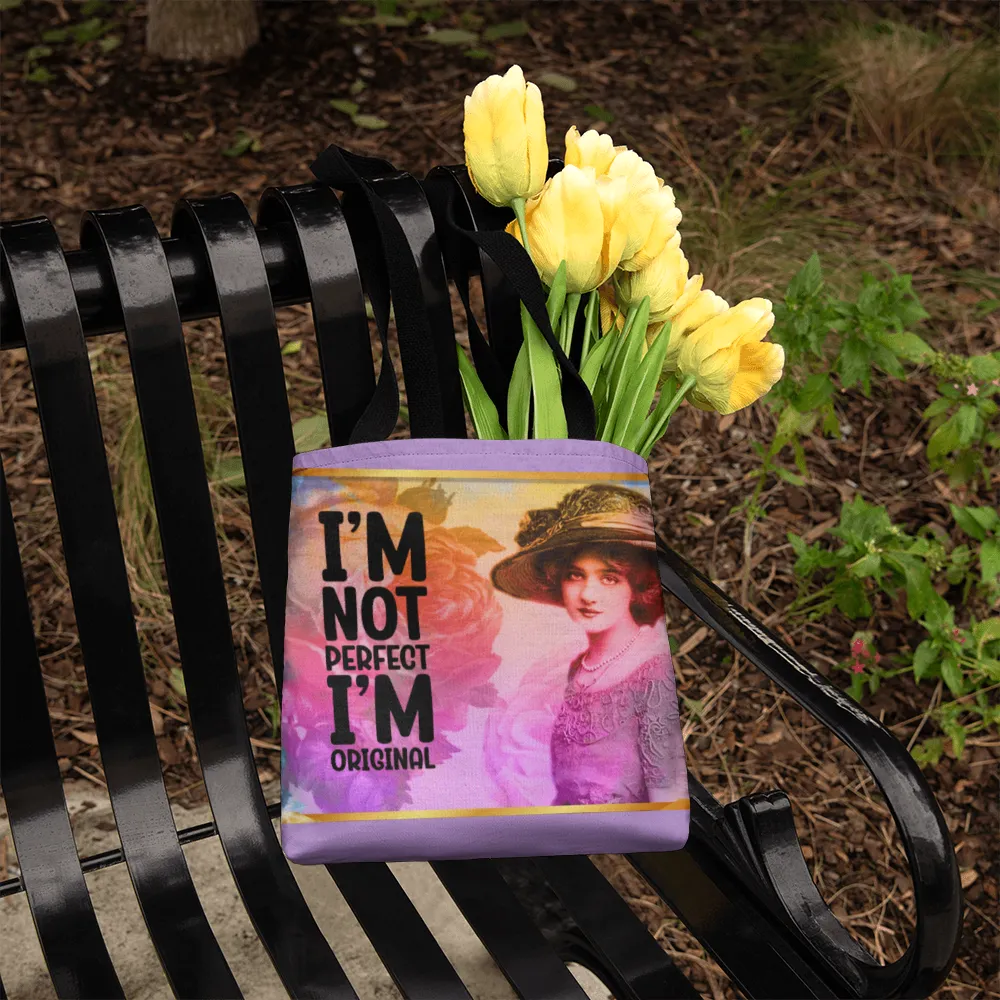 I'm Not Perfect I'm Original Lavender Classic Tote Bag