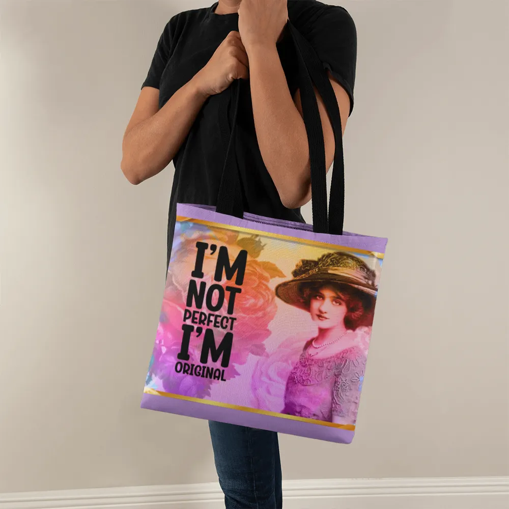 I'm Not Perfect I'm Original Lavender Classic Tote Bag