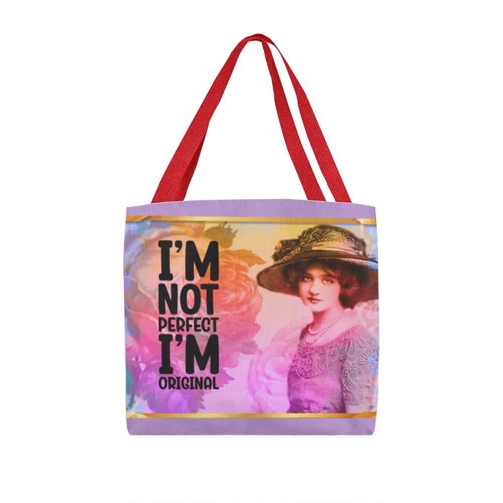 I'm Not Perfect I'm Original Lavender Classic Tote Bag
