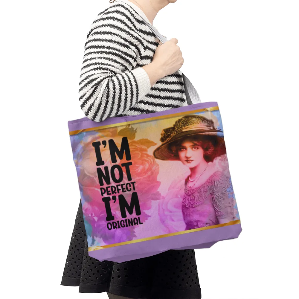 I'm Not Perfect I'm Original Lavender Classic Tote Bag