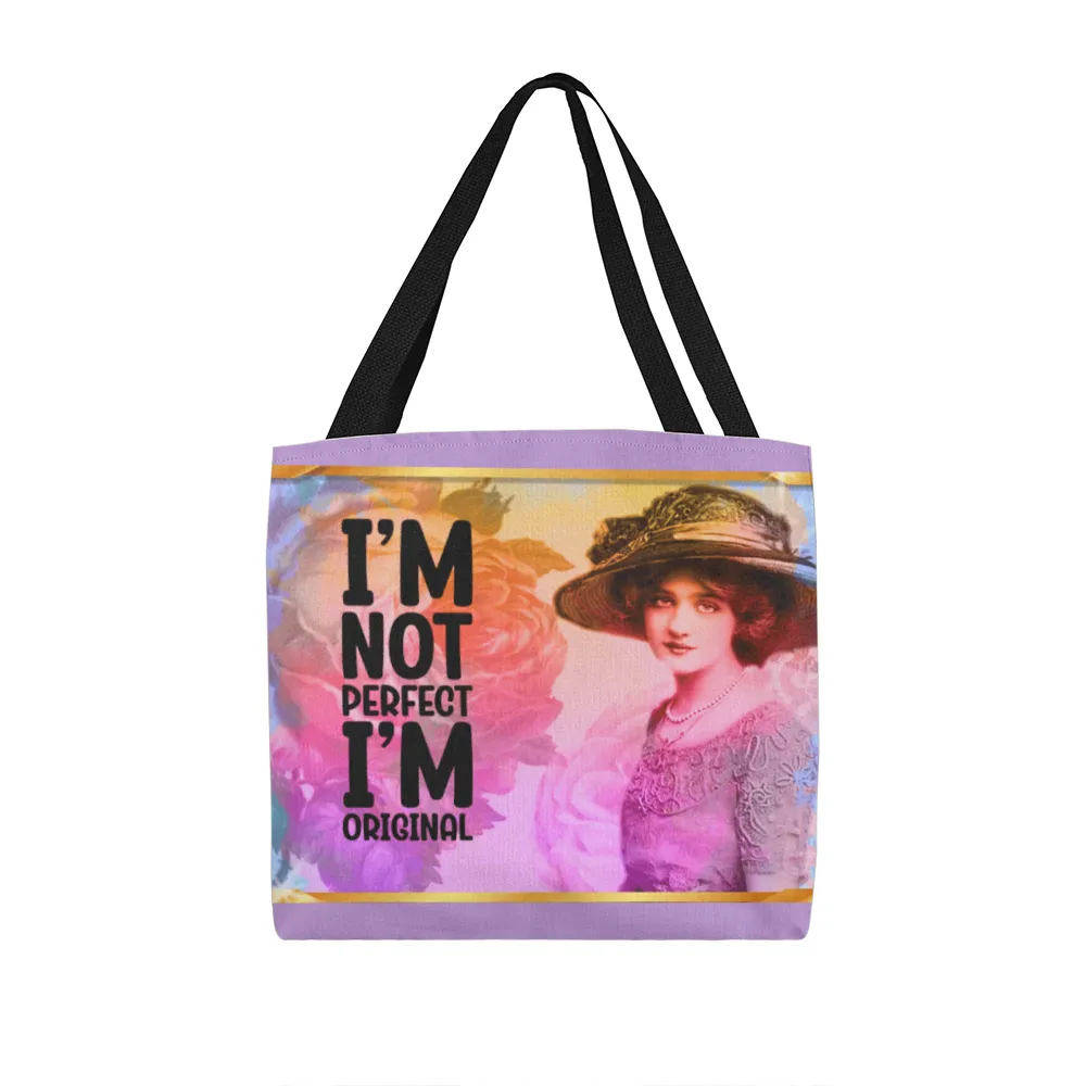 I'm Not Perfect I'm Original Lavender Classic Tote Bag