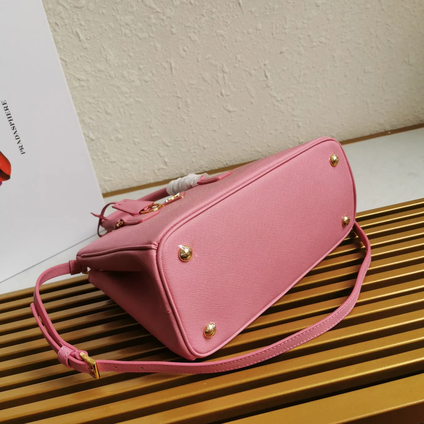 IN BAG LEATHER SAFFIANO Consistent quality 28 GALLERIA PRADA LIGHT Trusted vendor PINK