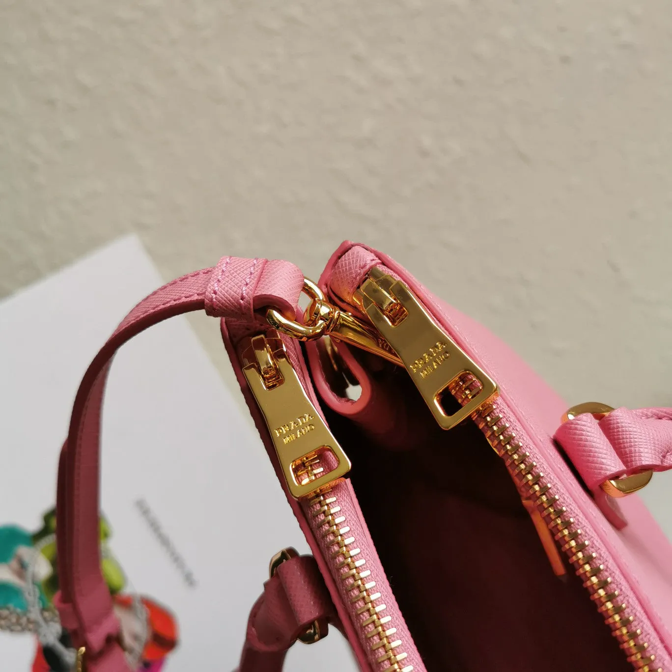 IN BAG LEATHER SAFFIANO Consistent quality 28 GALLERIA PRADA LIGHT Trusted vendor PINK