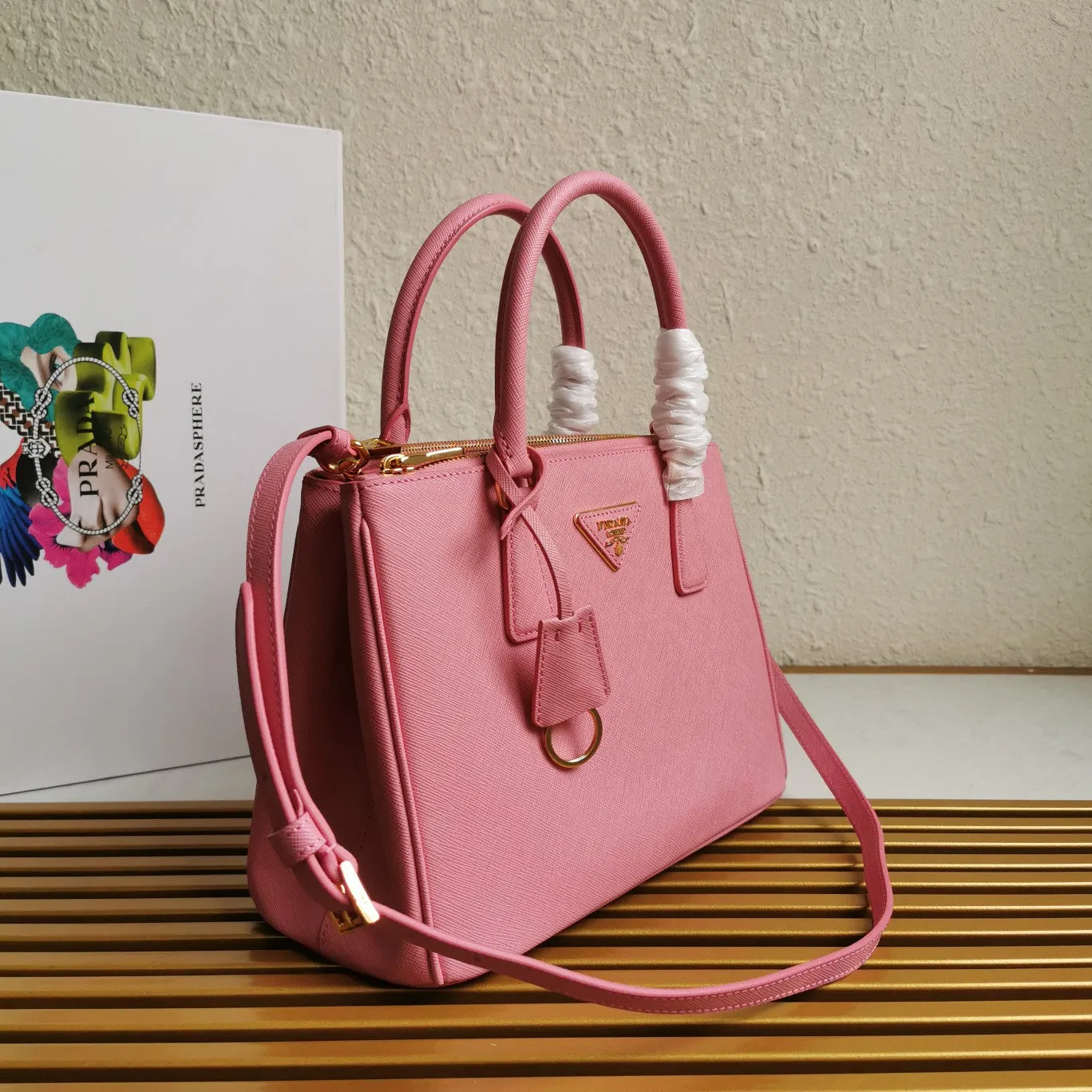 IN BAG LEATHER SAFFIANO Consistent quality 28 GALLERIA PRADA LIGHT Trusted vendor PINK