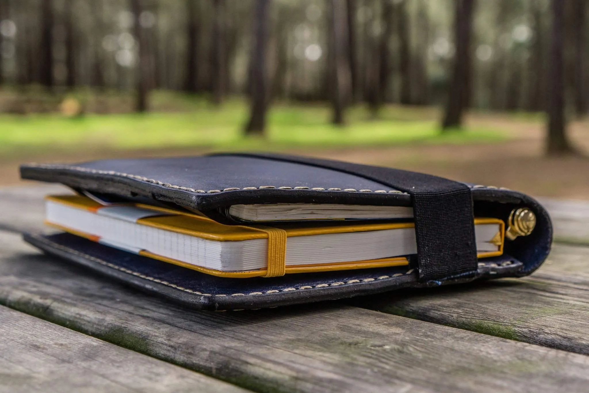 iPad Mini & Large Moleskine Cover - Navy Blue