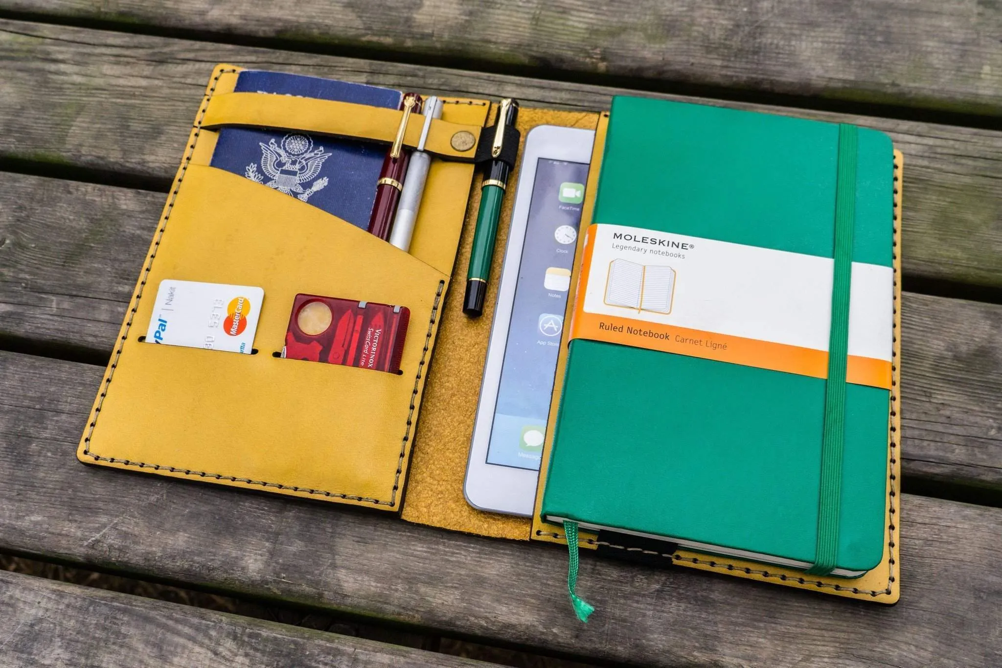 iPad Mini & Large Moleskine Cover - Yellow