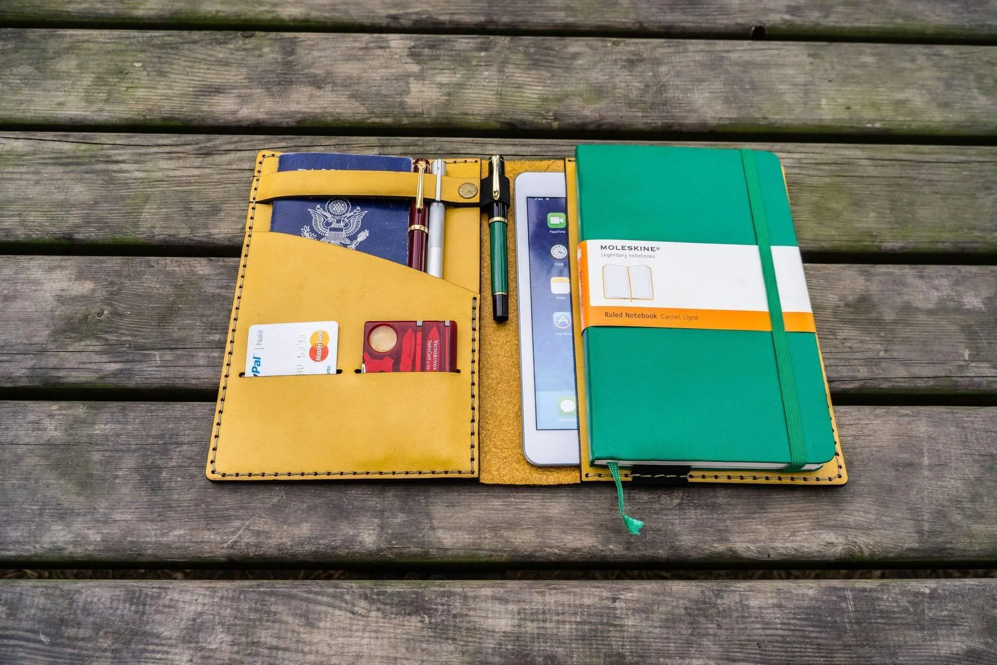 iPad Mini & Large Moleskine Cover - Yellow