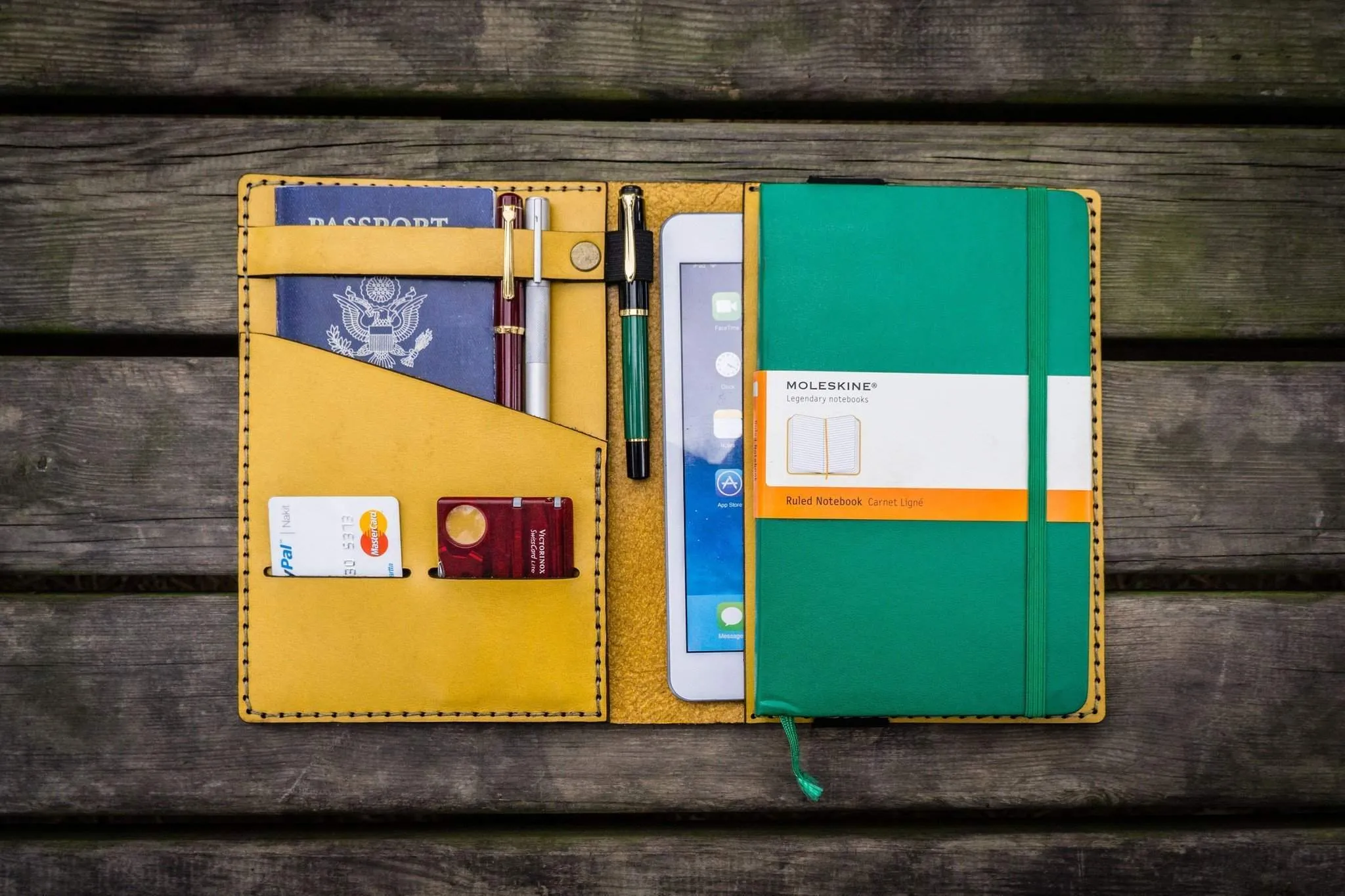 iPad Mini & Large Moleskine Cover - Yellow