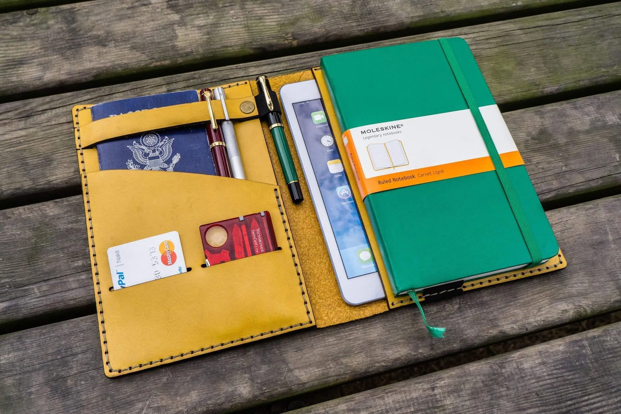 iPad Mini & Large Moleskine Cover - Yellow