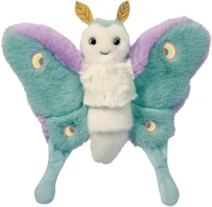 Juniper Luna Moth Stuffed Animal Finger Puppet - 10 Inches