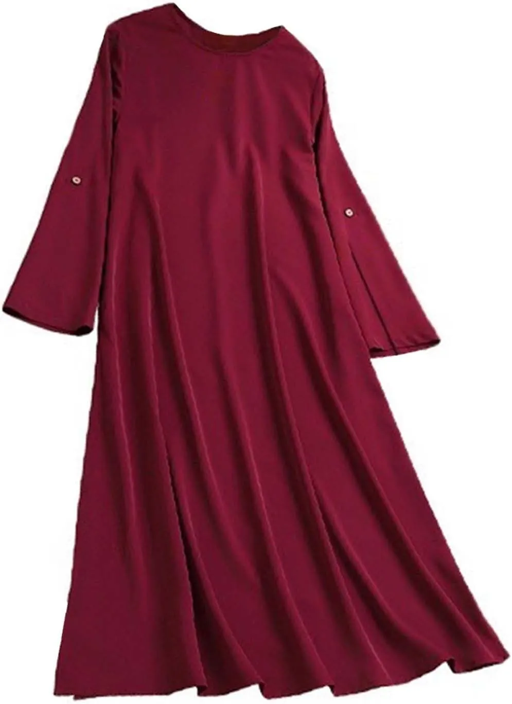 Kaftan Dresses for Women Button Up Long Maxi Dress with Belt Ramadan Abaya Long Gown Long Sleeve Pakistani Clothes