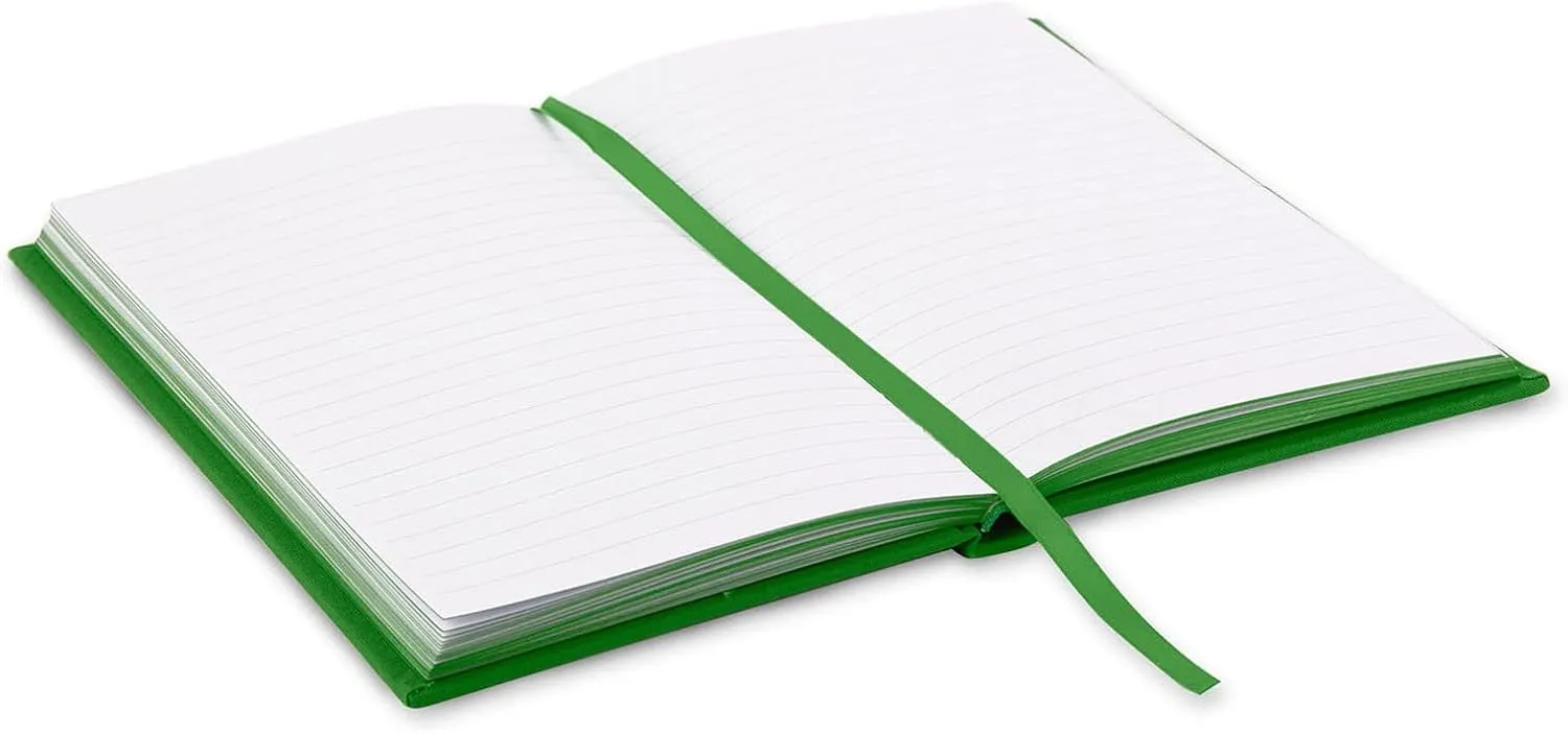 Kate Spade New York Take Note Large Notebook Journal, Green Cloth Hardcover Journal, Diary Includes 168 Lined Pages, Dragonfly Flight