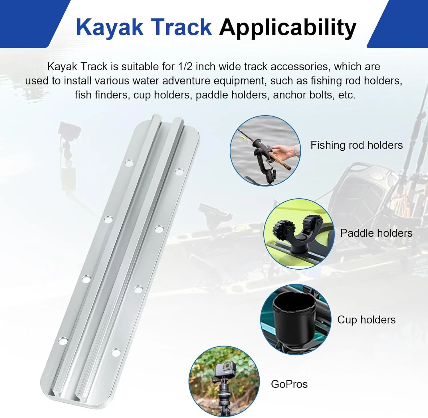 Kayak Track Kayak Rail Accessories Mount