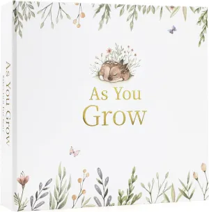 Keepsake Baby Memory Book - First 5 Year Journal - Gender Neutral Gift - Scrapbook or Photo Album for New Parents - Records Every Milestone from Birth to Age 5