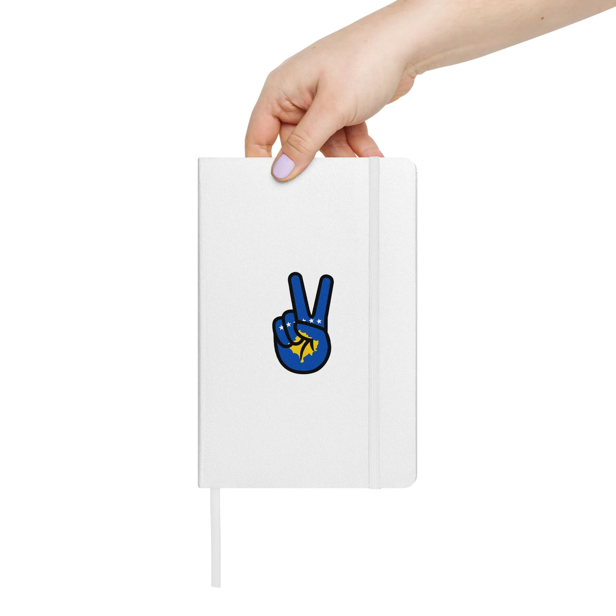 Kosovar Peace Flag Hardcover Notebook