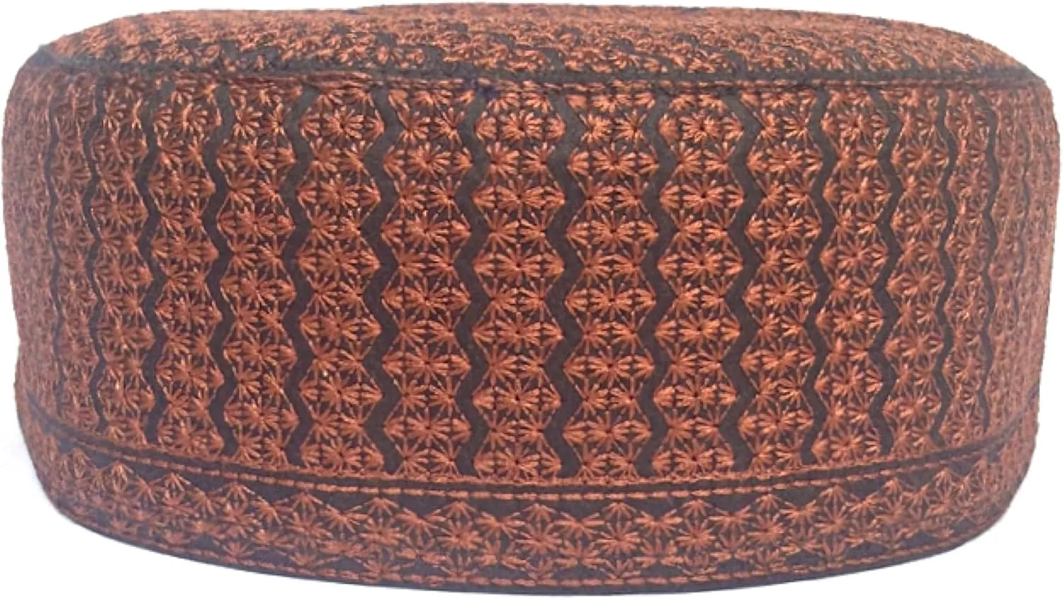 Kufi Men's Unisex Skull Cap Women's Solid Hat Hand Embroidery Caps Knitted Beanie Headwear Embroidered with Silk Threads
