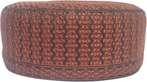 Kufi Men's Unisex Skull Cap Women's Solid Hat Hand Embroidery Caps Knitted Beanie Headwear Embroidered with Silk Threads