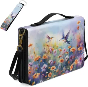 Kuiaobaty Bible Covers for Women Men Church Bag with Keychain Bible Case with Shoulder Strap Size M-2XL