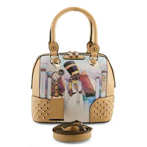 La Philipe Lp1001 1 Egyptian Paradise Handbag Square Pu Leather