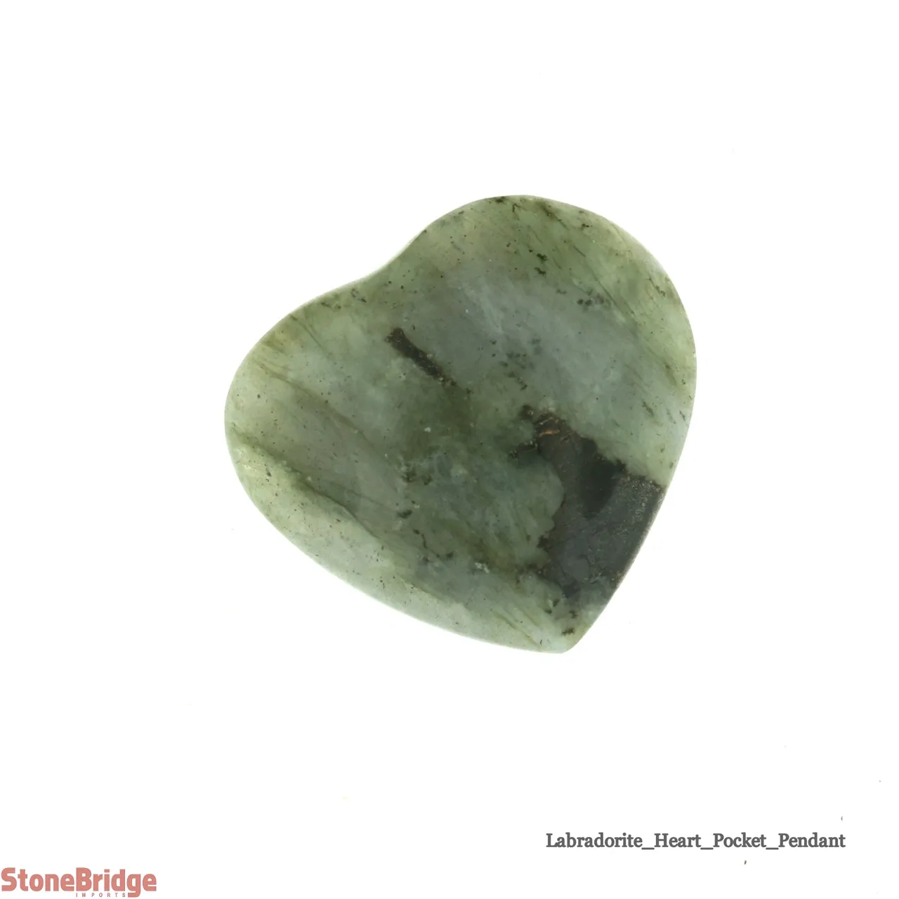 Labradorite Puffy Heart # 1 - 15 to 24G