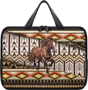 Laptop Bag Case Womens Mens Leather Document Bag Shockproof Briefcase for Work Travel Business 10 Inch- 17 Inch