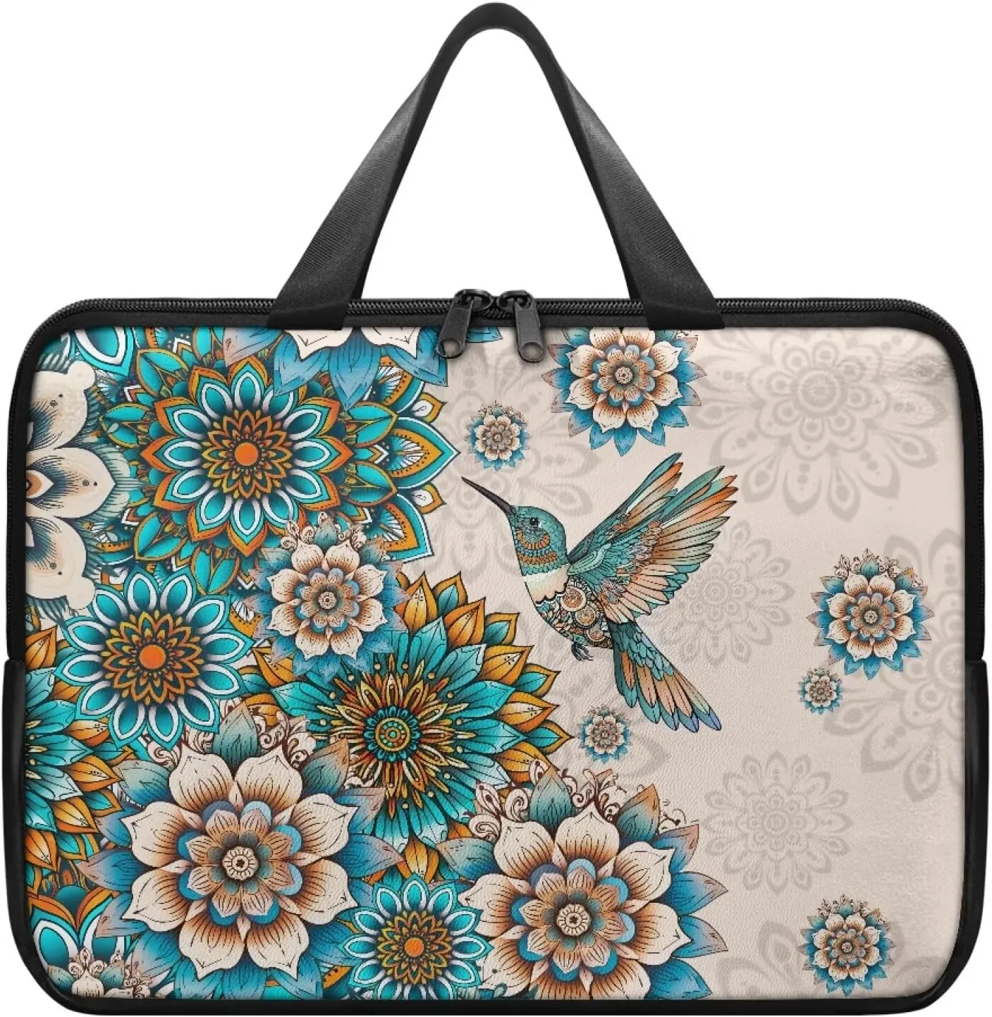 Laptop Bag Case Womens Mens Leather Laptop Sleeve Zipper Shockproof Computer Carrying Bag 10 Inch- 17 Inch