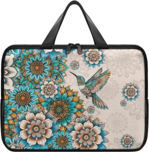 Laptop Bag Case Womens Mens Leather Laptop Sleeve Zipper Shockproof Computer Carrying Bag 10 Inch- 17 Inch