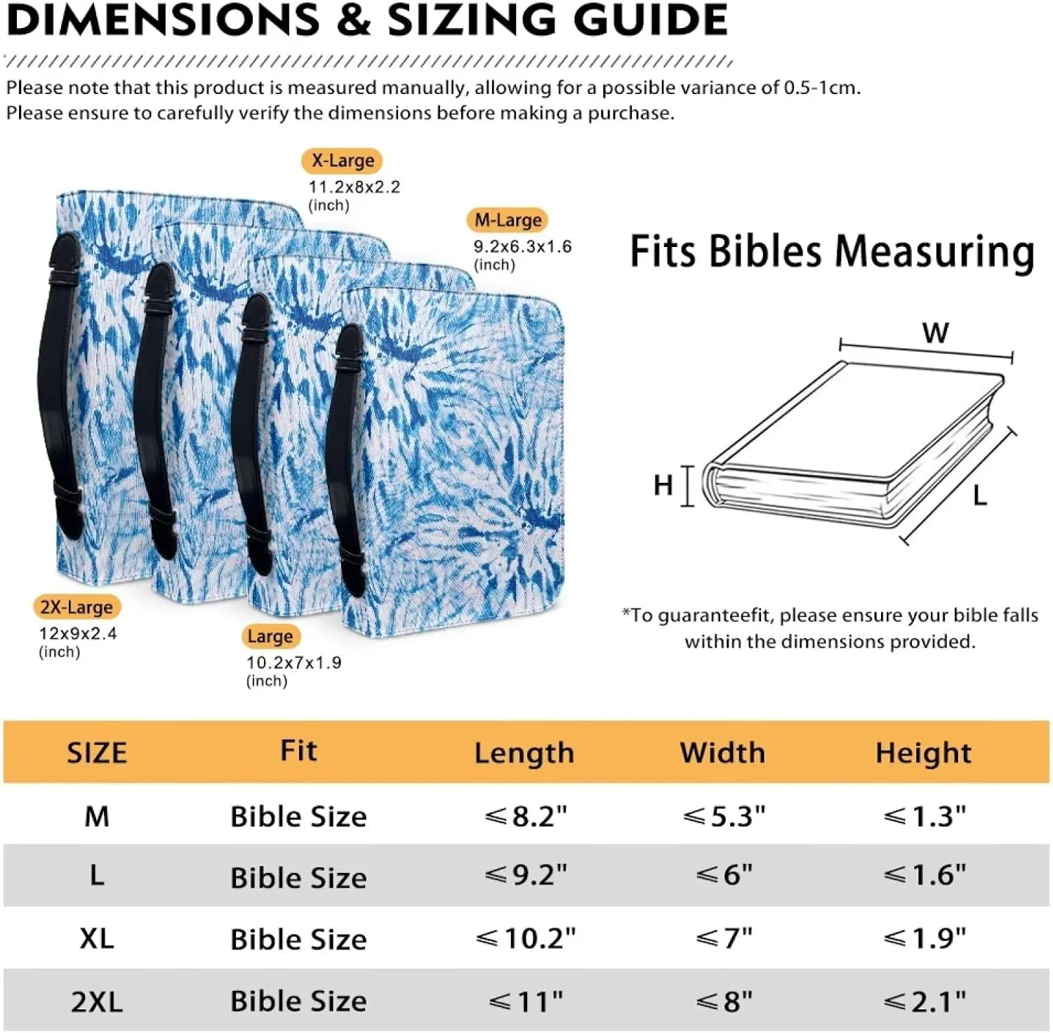 Large Bible Covers Bible Case Leather Bible Covers for Girls Men
