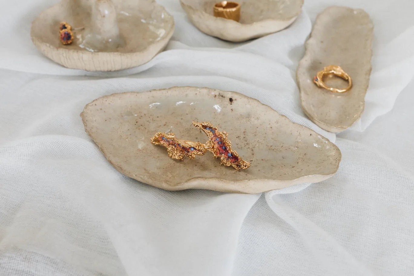 Large Ceramic Jewelry Dish