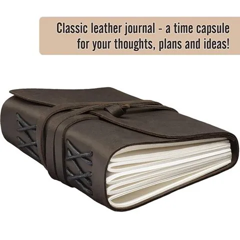 Leather  Bound Journal Notebook