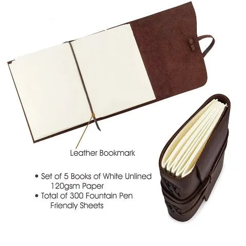 Leather  Bound Journal Notebook