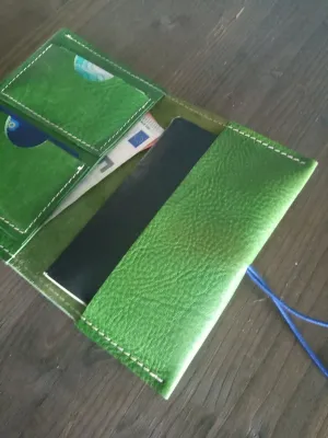 Leather cover for journal, leather notebook cover A5 and A6